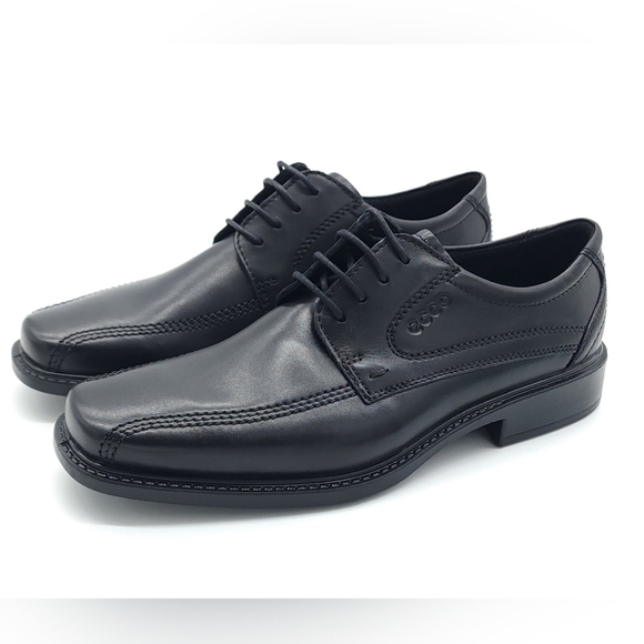 ECCO Men\'s New Jersey Lace-Up Dress Shoes Black Leather 51514 Size 6-6.5 EU 40 main image 4